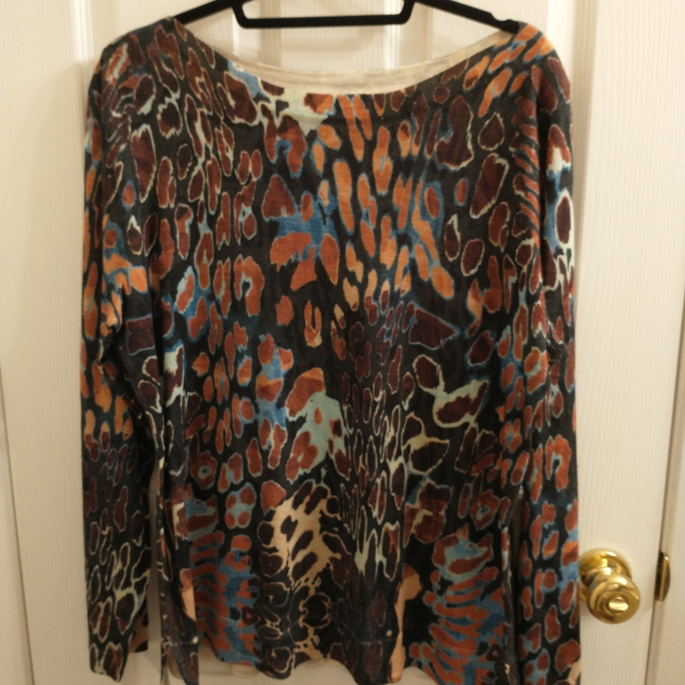 Talbot's print top XL